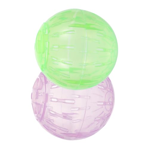 VICASKY 2stücke Hamster Spielzeug Für Kleintiere Große Transparente Laufbälle Für Hamster Zwerghamster Und Rennmäuse Fördert Und Fitness Bunten Farben VICASKY 2stücke Hamster Spielzeug Für Kleintiere Große Transparente Laufbälle Für Hamster Zwerghamster Und Rennmäuse Fördert Und Fitness Bunten Farben von VICASKY