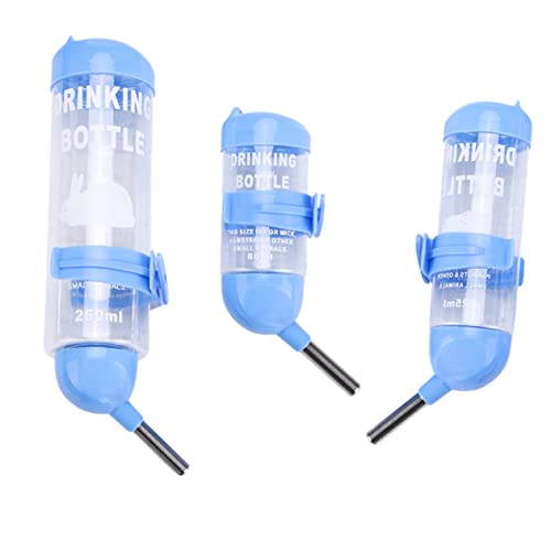 VICASKY 3 Stück Automatischer Wasserspender für Kleintiere Runde Trinkflasche Auslaufsicher für Hamster Kaninchen und Andere Nager Transparentes Design zur Wasserstandsanzeige VICASKY 3 Stück Automatischer Wasserspender für Kleintiere Runde Trinkflasche Auslaufsicher für Hamster Kaninchen und Andere Nager Transparentes Design zur Wasserstandsanzeige von VICASKY