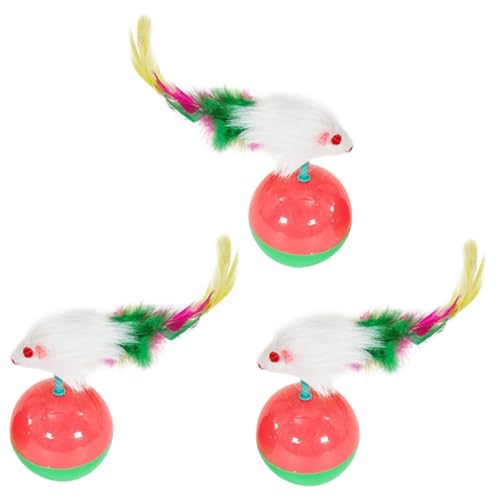 VICASKY 3 Stück Interaktives Katzen Teiliges mit Wackelndem Tumbler Design Katzenspielzeug für Kätzchen Fördert Neugier und Bewegung für Haustierzimmer und VICASKY 3 Stück Interaktives Katzen Teiliges mit Wackelndem Tumbler Design Katzenspielzeug für Kätzchen Fördert Neugier und Bewegung für Haustierzimmer und von VICASKY