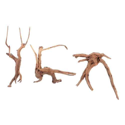 VICASKY 3 Stück Teiliges Aquarium Driftwood Natürliche Holzdeko Ornamente Wurzelstücke Fischversteck und Terrarium Dekoration für Fischbecken und Reptilienhalter VICASKY 3 Stück Teiliges Aquarium Driftwood Natürliche Holzdeko Ornamente Wurzelstücke Fischversteck und Terrarium Dekoration für Fischbecken und Reptilienhalter von VICASKY