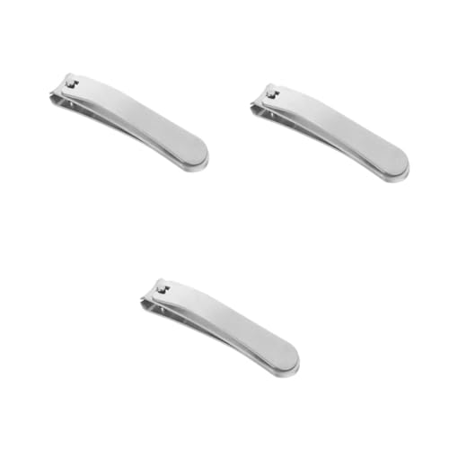 VICASKY 3 Stück Teiliges Edelstahl Krallenschneider für Katzen und Große Hunde Professioneller Nageltrimmer mit Scharfen Klingen Ergonomisch Gebogen Sicher für Katzen Welpen und Kaninchen von VICASKY