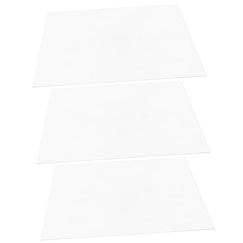 VICASKY 3 Stück Teiliges Katzenstreu Boxen Schutzset Transparente Katzentoiletten Abdeckung Hochwertiger Spritzschutz für Offene Katzenstreu Boxen von VICASKY