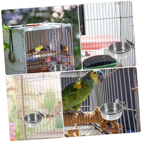 VICASKY 3 Stück Teiliges Papageien Futternapf aus Hängend Robust und Vielseitig für Futter und Wasser Geeignet für Papageien Nymphensittiche und Kleine Vögel im Käfig VICASKY 3 Stück Teiliges Papageien Futternapf aus Hängend Robust und Vielseitig für Futter und Wasser Geeignet für Papageien Nymphensittiche und Kleine Vögel im Käfig von VICASKY