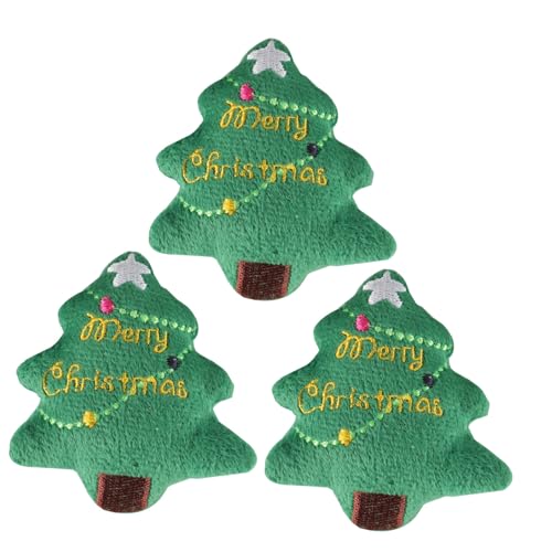 VICASKY 3 Stück Teiliges Weihnachtsbaum Katzenplüschspielzeug Kreatives Kau und Beißspielzeug für Katzen Haustiere Farbenfrohes Design für Spaß und Dekoration VICASKY 3 Stück Teiliges Weihnachtsbaum Katzenplüschspielzeug Kreatives Kau und Beißspielzeug für Katzen Haustiere Farbenfrohes Design für Spaß und Dekoration von VICASKY