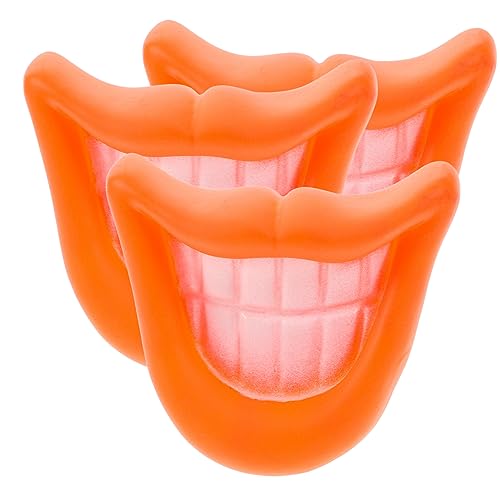 VICASKY 3 Stück Teiliges Welpen Kauspielzeug Lippenform Interaktives Quietschendes Molaren zur Zahnpflege und Beschäftigung für Kleine und Mittelgroße Hunde VICASKY 3 Stück Teiliges Welpen Kauspielzeug Lippenform Interaktives Quietschendes Molaren zur Zahnpflege und Beschäftigung für Kleine und Mittelgroße Hunde von VICASKY
