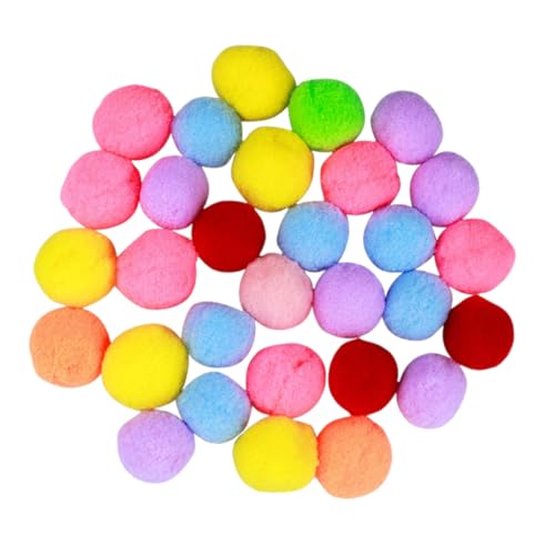 VICASKY 30 Pcs Bouncy Ball Katze Bälle Plüsch Groß Bunte Kätzchen von VICASKY