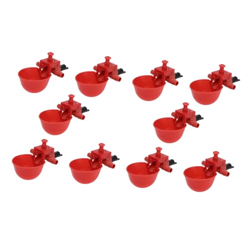 VICASKY 30 Stück Automatische Wassertränke für Hühner und Tauben Einstellbare Tränke mit Öffnung Praktische Lösung für Geflügel Leicht zu Reinigen Installieren VICASKY 30 Stück Automatische Wassertränke für Hühner und Tauben Einstellbare Tränke mit Öffnung Praktische Lösung für Geflügel Leicht zu Reinigen Installieren von VICASKY