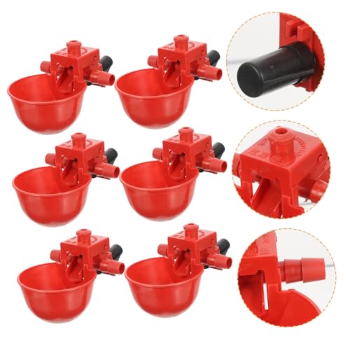VICASKY 30Stücke Automatischer Trinkbrunnen für Hühner Tauben und Vögel Verstellbare Wasserschale Hochwertigem für Geflügel Einfach zu Bedienen und Langlebig von VICASKY