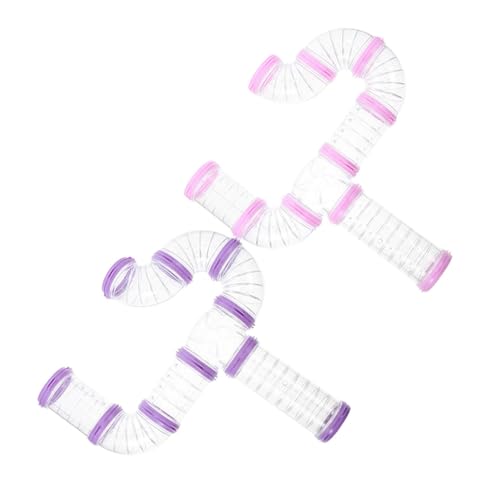 VICASKY 32 Stck. Teiliges Hamsterkäfig Zubehör DIY Transparentes Röhrensystem Robustes Außentunnelspielzeug für Hamster Eichhörnchen Igel Einfach zu Montieren Erweiterbar VICASKY 32 Stck. Teiliges Hamsterkäfig Zubehör DIY Transparentes Röhrensystem Robustes Außentunnelspielzeug für Hamster Eichhörnchen Igel Einfach zu Montieren Erweiterbar von VICASKY