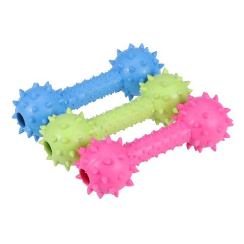 VICASKY 3Stücke Haustier Gummihanteln mit Geräuschen und Oberflächenstruktur für Zahnreinigung Interaktive Kau und Trainingsspielzeuge für Katzen Gelb Rosy VICASKY 3Stücke Haustier Gummihanteln mit Geräuschen und Oberflächenstruktur für Zahnreinigung Interaktive Kau und Trainingsspielzeuge für Katzen Gelb Rosy von VICASKY