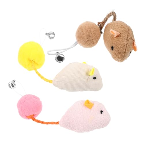 VICASKY 3pcs Realistische Rattenplüschspielzeug Kleine Gefüllte Mäuse Mit Bellplüsch Rattenkatze Spielzeug Indoor -Katzen Interaktive Kätzchen Ball Cat Mäuse Spielen Spielzeug Zum Jagd VICASKY 3pcs Realistische Rattenplüschspielzeug Kleine Gefüllte Mäuse Mit Bellplüsch Rattenkatze Spielzeug Indoor -Katzen Interaktive Kätzchen Ball Cat Mäuse Spielen Spielzeug Zum Jagd von VICASKY