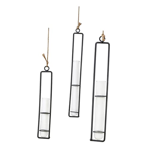 VICASKY 3stücke Glasröhrenvase Für Hydrokultur Hängende Wandvasen Aus Glas Und Eisen Pflanzenhalter Für Wohndekoration Einfach Zu Platzieren Und Sicher Für Pflanzen VICASKY 3stücke Glasröhrenvase Für Hydrokultur Hängende Wandvasen Aus Glas Und Eisen Pflanzenhalter Für Wohndekoration Einfach Zu Platzieren Und Sicher Für Pflanzen von VICASKY