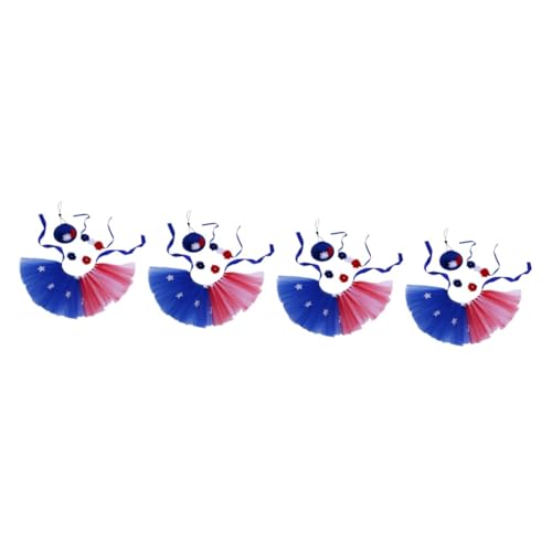 VICASKY 4 Sätze Unisex Independence Day Haustierkostüm Leichtes Gazematerial Patriotische Kleidung für Kleine und Mittelgroße Hunde Teiliges mit Rock Hut Halstuch und Armband für und VICASKY 4 Sätze Unisex Independence Day Haustierkostüm Leichtes Gazematerial Patriotische Kleidung für Kleine und Mittelgroße Hunde Teiliges mit Rock Hut Halstuch und Armband für und von VICASKY