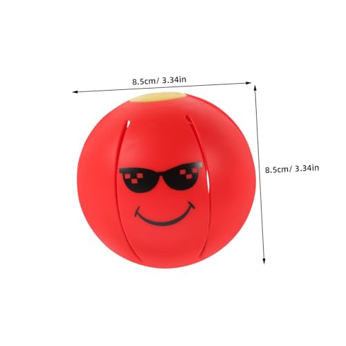 VICASKY 4 Stück Bissfester Hundespielzeug Ball Interaktiver Apportierball mit Elastischer Pressfunktion Langlebig und Leicht für Welpen Kauspielzeug und Zahnreinigung von VICASKY