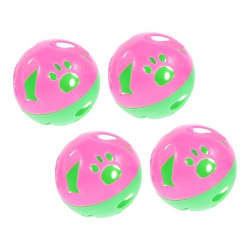 VICASKY 4 Stück Glocke Bunt Ballspielzeug Für Katzen Interaktives Katzenspielzeug Rollen Gitterkugeln Katzenspielzeug Haustiere Katzenglockenkugeln Plastik VICASKY 4 Stück Glocke Bunt Ballspielzeug Für Katzen Interaktives Katzenspielzeug Rollen Gitterkugeln Katzenspielzeug Haustiere Katzenglockenkugeln Plastik von VICASKY