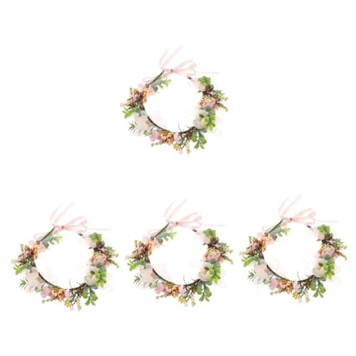 VICASKY 4 Stück Künstlicher Blumen Hundehalsband Hochzeitsdeko Elegant Leicht Verstellbar Blumenkranz für Hunde und Katzen für Hochzeit Party Fotoshooting VICASKY 4 Stück Künstlicher Blumen Hundehalsband Hochzeitsdeko Elegant Leicht Verstellbar Blumenkranz für Hunde und Katzen für Hochzeit Party Fotoshooting von VICASKY