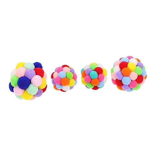 VICASKY 4 Stück Lustiger Katzenball Katzenspielzeug Katzen Teaser Amüsante Katzenenergie Für Katzen Katzen Bereicherungsspielzeug Katzenspielzeug Für Den Innenbereich Katzenball VICASKY 4 Stück Lustiger Katzenball Katzenspielzeug Katzen Teaser Amüsante Katzenenergie Für Katzen Katzen Bereicherungsspielzeug Katzenspielzeug Für Den Innenbereich Katzenball von VICASKY