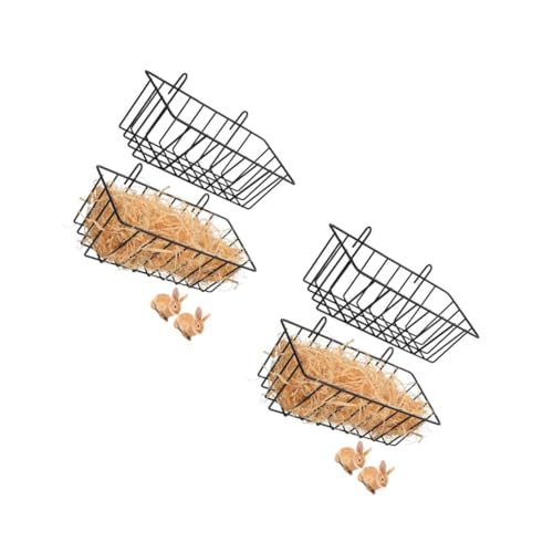 VICASKY 4 Teiliges Kaninchen Heuraufe Verschleißfeste Multifunktionale Futterraufe für Käfig und Leicht Hygienischer Heuhalter für Kaninchen Meerschweinchen Sauber und Praktisch VICASKY 4 Teiliges Kaninchen Heuraufe Verschleißfeste Multifunktionale Futterraufe für Käfig und Leicht Hygienischer Heuhalter für Kaninchen Meerschweinchen Sauber und Praktisch von VICASKY