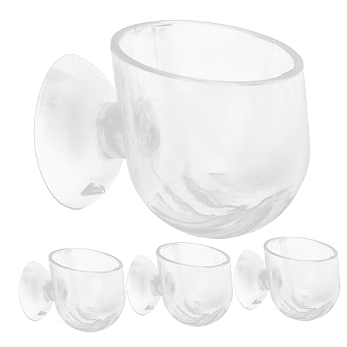 VICASKY 4Stücke Acryl Aquarium Pflanzenhalter Ovaler Wasserpflanzenbecher Für Aquarien Für Wasserpflanzen Und Mückenlarvenfutter Zur Dekoration Und Pflege Von Aquarien von VICASKY
