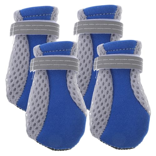 VICASKY 4Stücke Atmungsaktive Hundeschuhe rutschfeste Pfotenschützer für Kleine Outdoor Welpenschuhe für Drinnen und Draußen Schutzhundeschuhe VICASKY 4Stücke Atmungsaktive Hundeschuhe rutschfeste Pfotenschützer für Kleine Outdoor Welpenschuhe für Drinnen und Draußen Schutzhundeschuhe von VICASKY