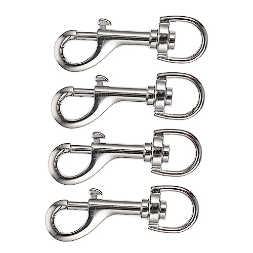 VICASKY 4Stücke Drehschalthaken für Hundeleinen Haustierschnallenhaken für Outdoor Nutzung Vielseitig Einsetzbar für Hunde und Kleine Gegenstände Langlebige VICASKY 4Stücke Drehschalthaken für Hundeleinen Haustierschnallenhaken für Outdoor Nutzung Vielseitig Einsetzbar für Hunde und Kleine Gegenstände Langlebige von VICASKY
