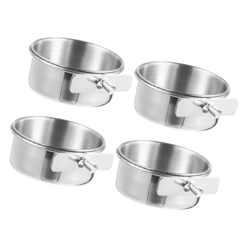 VICASKY 4Stücke Futternapf für Kleine Leckerlibecher für Papageien und Nymphensittiche Langlebig und Sicher für Futter und Wasser VICASKY 4Stücke Futternapf für Kleine Leckerlibecher für Papageien und Nymphensittiche Langlebig und Sicher für Futter und Wasser von VICASKY