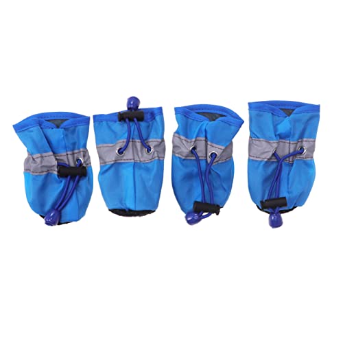 VICASKY 4Stücke Haustier Hundeschuhe für Outdoor Aktivitäten wasserdichte Stiefeletten mit Rutschfester Sohle Pfotenschutz für Kleine und Welpen VICASKY 4Stücke Haustier Hundeschuhe für Outdoor Aktivitäten wasserdichte Stiefeletten mit Rutschfester Sohle Pfotenschutz für Kleine und Welpen von VICASKY