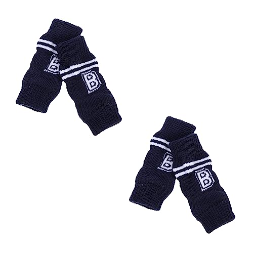 VICASKY 4 Stück Hundebeinwärmer Haustiersocken für Kleine Hunde Atmungsaktive Pfotenschutzsocken und Beinabdeckungen für Drinnen und Draußen VICASKY 4 Stück Hundebeinwärmer Haustiersocken für Kleine Hunde Atmungsaktive Pfotenschutzsocken und Beinabdeckungen für Drinnen und Draußen von VICASKY