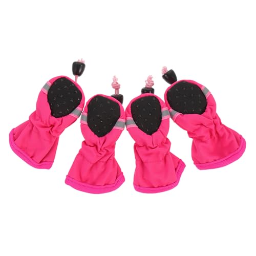 VICASKY Hundeschuhe für Kleine Hunde 4 Stück rutschfeste Hundestiefel mit Gummisohle Pfotenschützend für Regenwetter Bequem und Leicht zu Verstauen VICASKY Hundeschuhe für Kleine Hunde 4 Stück rutschfeste Hundestiefel mit Gummisohle Pfotenschützend für Regenwetter Bequem und Leicht zu Verstauen von VICASKY