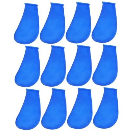 VICASKY 4er Set Hundeschuhe Aus Gummi – wasserdichte Regenstiefel Für Hunde – Ideal Für Nasses Wetter Und Schutz Der Pfoten – Bunte Regenboots Für Aktive Hunde von VICASKY