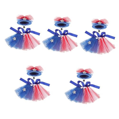 VICASKY 5 Sätze Unisex Hund Mesh Tutu Rock und Patrioten Hut Set für Unabhängigkeitstag Bequemes Leicht Anzuziehendes Haustierkostüm für Kleine und Mittlere Hunde für Feiertagsfeiern und VICASKY 5 Sätze Unisex Hund Mesh Tutu Rock und Patrioten Hut Set für Unabhängigkeitstag Bequemes Leicht Anzuziehendes Haustierkostüm für Kleine und Mittlere Hunde für Feiertagsfeiern und von VICASKY