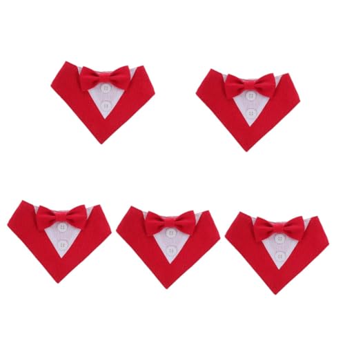 VICASKY 5 Stück Hundehalsband Hochzeitsoutfit mit Schleife Verstellbares Party Halstuch für Kleine Hunde Waschbarer Hundeschal für Festliche Anlässe Eleganter Hunde Bowknot für und Alltag VICASKY 5 Stück Hundehalsband Hochzeitsoutfit mit Schleife Verstellbares Party Halstuch für Kleine Hunde Waschbarer Hundeschal für Festliche Anlässe Eleganter Hunde Bowknot für und Alltag von VICASKY