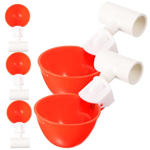 VICASKY 5Sätze Automatische Hühnertränke Multifunktionale Wasserbecher Für Geflügel Hühner Wasserfütterer Für Wasserversorgung von VICASKY