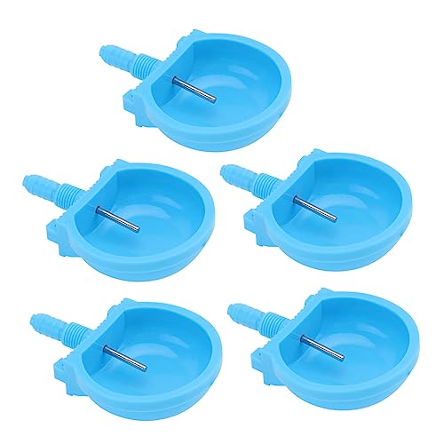 VICASKY 5Stücke Automatische Wassernäpfe Für Haustiere Blau Für Kaninchen Frettchen Und Andere Kleintiere Wasserspender Für Haushalt Praktische Tränke Für Säugetiere von VICASKY
