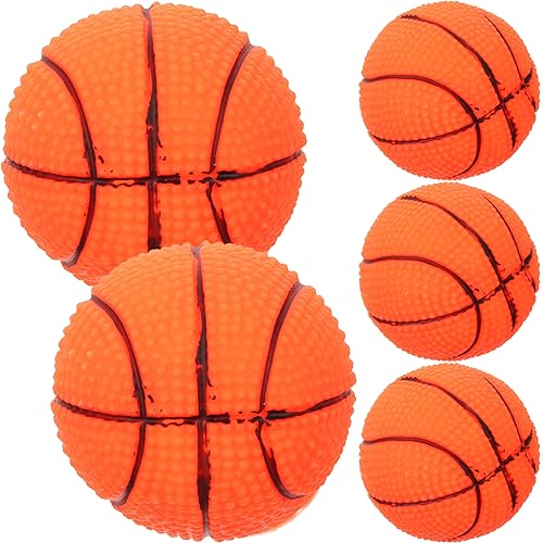VICASKY 5Stücke Interaktives Quietschendes Cartoon Basketballspielzeug für Kleine und Mittelgroße Sicheres Vinylmaterial Fördert Zahngesundheit und Spielspaß VICASKY 5Stücke Interaktives Quietschendes Cartoon Basketballspielzeug für Kleine und Mittelgroße Sicheres Vinylmaterial Fördert Zahngesundheit und Spielspaß von VICASKY
