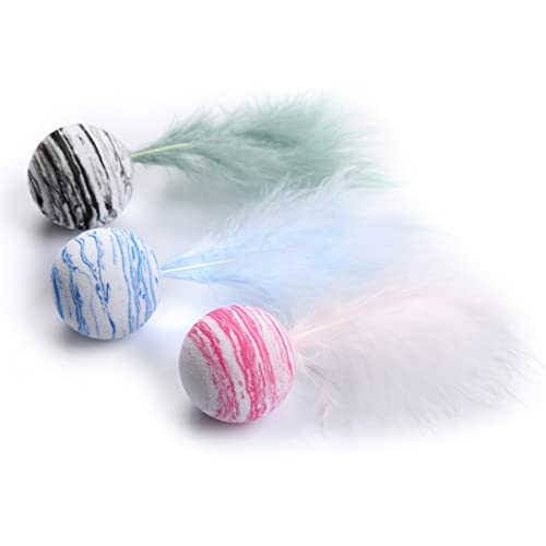 VICASKY 5Stücke Katzenspielzeug Ball Spielzeuge für Kätzchen Interaktive Beschäftigung für Katzen Zufällige Farben und Langlebig Perfektes VICASKY 5Stücke Katzenspielzeug Ball Spielzeuge für Kätzchen Interaktive Beschäftigung für Katzen Zufällige Farben und Langlebig Perfektes von VICASKY