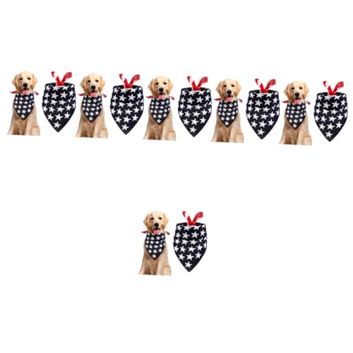 VICASKY 6 Stück Amerikanische Flagge Dreieckstuch Hundeschal Multifunktionales Haustier Halstuch für Hunde und Welpen Waschbar Modisches Haustierzubehör für Geburtstags und Partyoutfits VICASKY 6 Stück Amerikanische Flagge Dreieckstuch Hundeschal Multifunktionales Haustier Halstuch für Hunde und Welpen Waschbar Modisches Haustierzubehör für Geburtstags und Partyoutfits von VICASKY