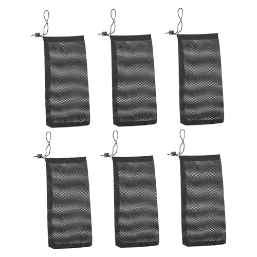 VICASKY 6 Stück Polyester Filterbeutel mit Zugband Feinmaschige Filtertaschen für Aquarium und Fischbecken Wiederverwendbar Schwarz Geeignet für Aktivkohle Biokugeln und Filtermaterialien VICASKY 6 Stück Polyester Filterbeutel mit Zugband Feinmaschige Filtertaschen für Aquarium und Fischbecken Wiederverwendbar Schwarz Geeignet für Aktivkohle Biokugeln und Filtermaterialien von VICASKY