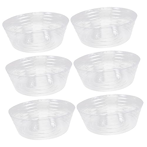 VICASKY 6 Stück Transparenter Blumentopfuntersetzer Durchmesser für Pflanzenpflege und Innendekoration VICASKY 6 Stück Transparenter Blumentopfuntersetzer Durchmesser für Pflanzenpflege und Innendekoration von VICASKY