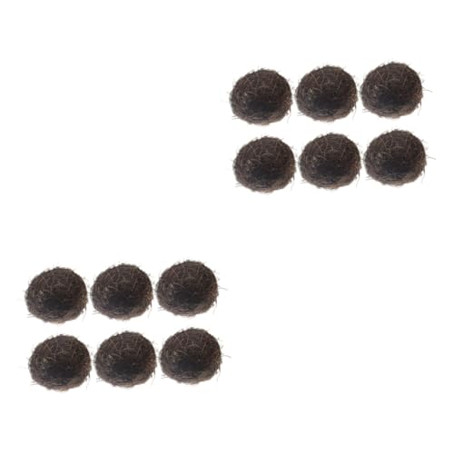 VICASKY 6 Stücke 10cm Rattan Osternest Mit Zweigen - Handgemachte Frühling Dekoration - Naturnest Für Tischdeko Und Foto Requisiten Ideal Für Osterfeiern Und Bastelprojekte von VICASKY