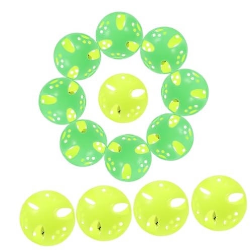 VICASKY 60Stücke Interaktiver Kunststoff Katzenspielzeugball mit Glocke Langlebige und Umweltfreundliche Bälle für Kätzchen für Geistige und Körperliche Fitness von VICASKY