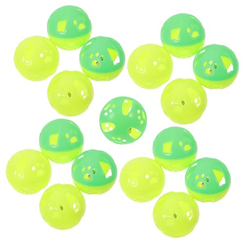 VICASKY 60Stücke Katzenspielzeugbälle mit Glocke Langlebige Kunststoff Kätzchenbälle Interaktives Haustierspielzeug für Katzen Zufällige Farben für Spiel und Training VICASKY 60Stücke Katzenspielzeugbälle mit Glocke Langlebige Kunststoff Kätzchenbälle Interaktives Haustierspielzeug für Katzen Zufällige Farben für Spiel und Training von VICASKY