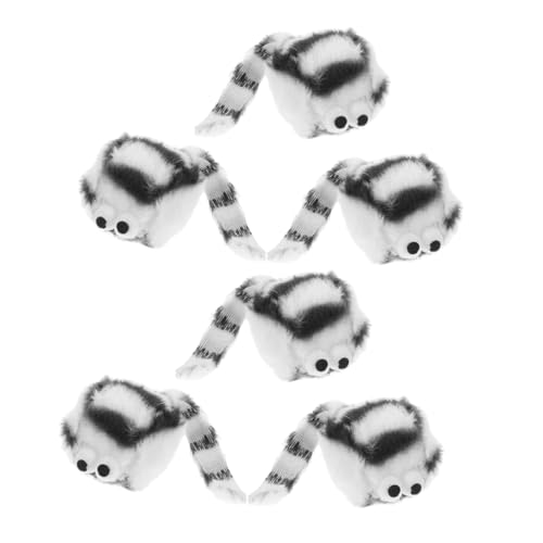 VICASKY 6Stücke Interaktives Katzenspielzeug aus Plüsch Süße Mausform mit Katzenminze Gefüllt Design für Kätzchen Sanftes Material für Sicheres für Hauskatzen VICASKY 6Stücke Interaktives Katzenspielzeug aus Plüsch Süße Mausform mit Katzenminze Gefüllt Design für Kätzchen Sanftes Material für Sicheres für Hauskatzen von VICASKY