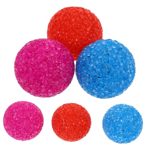 VICASKY 6Stücke Katzenspielzeug mit Glocken Kätzchen Ball für Drinnen Interaktiv Fördert Bewegung und Gesundheit Fördert die Beziehung zwischen Haustier von VICASKY