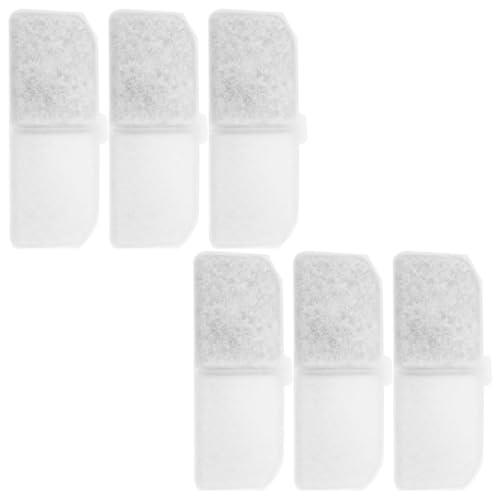 VICASKY 6Stücke Pack Katzenwasserbrunnen Filter für Haustiere Aktivkohlefilter für Trinkbrunnen Ersatzfilter für Wasserspender Hochwertige Filtermatte zur Verbesserung Wasserqualität VICASKY 6Stücke Pack Katzenwasserbrunnen Filter für Haustiere Aktivkohlefilter für Trinkbrunnen Ersatzfilter für Wasserspender Hochwertige Filtermatte zur Verbesserung Wasserqualität von VICASKY