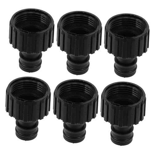 VICASKY 6Stücke Universeller Schnellverbinder für Gartenschläuche Wasserschlauch Adapter Robustes Kunststoffmaterial Einfacher Schnellanschluss für Gartenbewässerung und Autowäsche VICASKY 6Stücke Universeller Schnellverbinder für Gartenschläuche Wasserschlauch Adapter Robustes Kunststoffmaterial Einfacher Schnellanschluss für Gartenbewässerung und Autowäsche von VICASKY