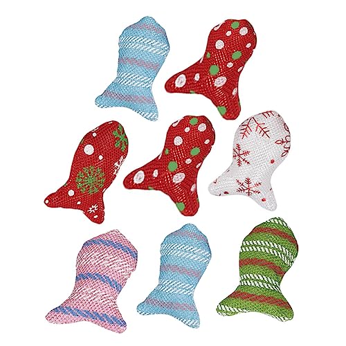 VICASKY 8 Stück Katzen Teilig Bunte Weihnachts Fischchen für Katzen Interaktive Kau und Spielzeuge Möbelkratzen Fördert Gesundheit und Zahnreinigung für Spielende Zufällige VICASKY 8 Stück Katzen Teilig Bunte Weihnachts Fischchen für Katzen Interaktive Kau und Spielzeuge Möbelkratzen Fördert Gesundheit und Zahnreinigung für Spielende Zufällige von VICASKY