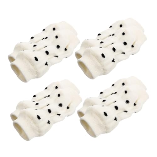 VICASKY 8 Stück Teiliges Hundebeinsocken mit Rutschfester Stricksohle Schmutzabweisende Atmungsaktive Beinwärmer für Welpen Leichter Schutz vor Urin und Schmutz bei Outdoor aktivitäten von VICASKY