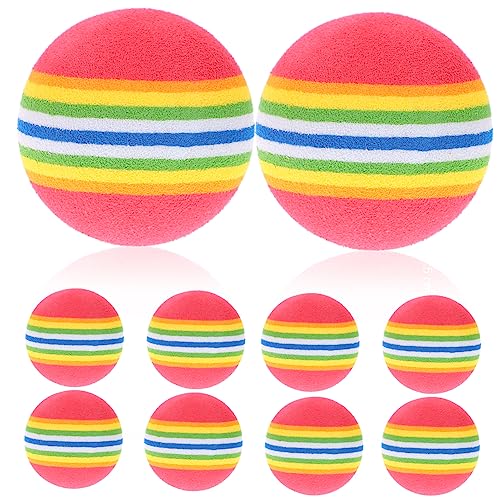 VICASKY 8 Stück Teiliges Kreatives Hundespielzeug Bouncende Bälle für Hunde für Drinnen und Draußen Fördert Spiel und Kauverhalten Zufällige Designs von VICASKY