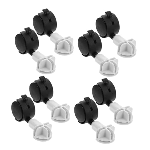 VICASKY 8 Stück Teiliges Pet Crate Lenkrollen mit Feststellbremse Robuste Möbelrollen für Haustierkäfige und Katzengehege Drehbare Schwarze Caster Wheels Hohe Tragfähigkeit Bodenschonend VICASKY 8 Stück Teiliges Pet Crate Lenkrollen mit Feststellbremse Robuste Möbelrollen für Haustierkäfige und Katzengehege Drehbare Schwarze Caster Wheels Hohe Tragfähigkeit Bodenschonend von VICASKY